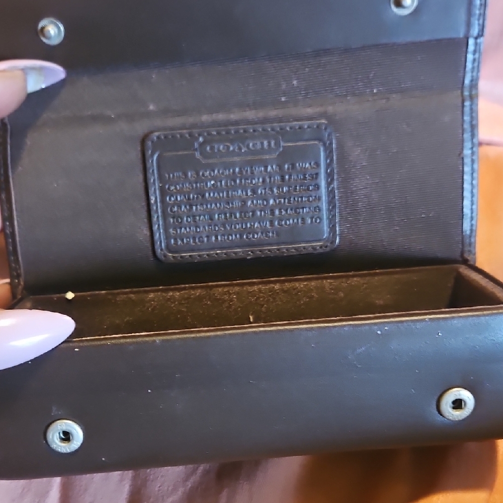 Coach Dark Brown Leather Men's Wallet